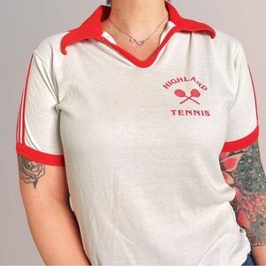 🔥SOLD🔥VINTAGE 70s Tennis Ringer Tee
